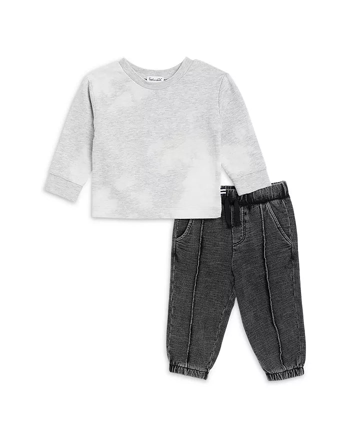 Splendid I Acid Wash Jogger Set