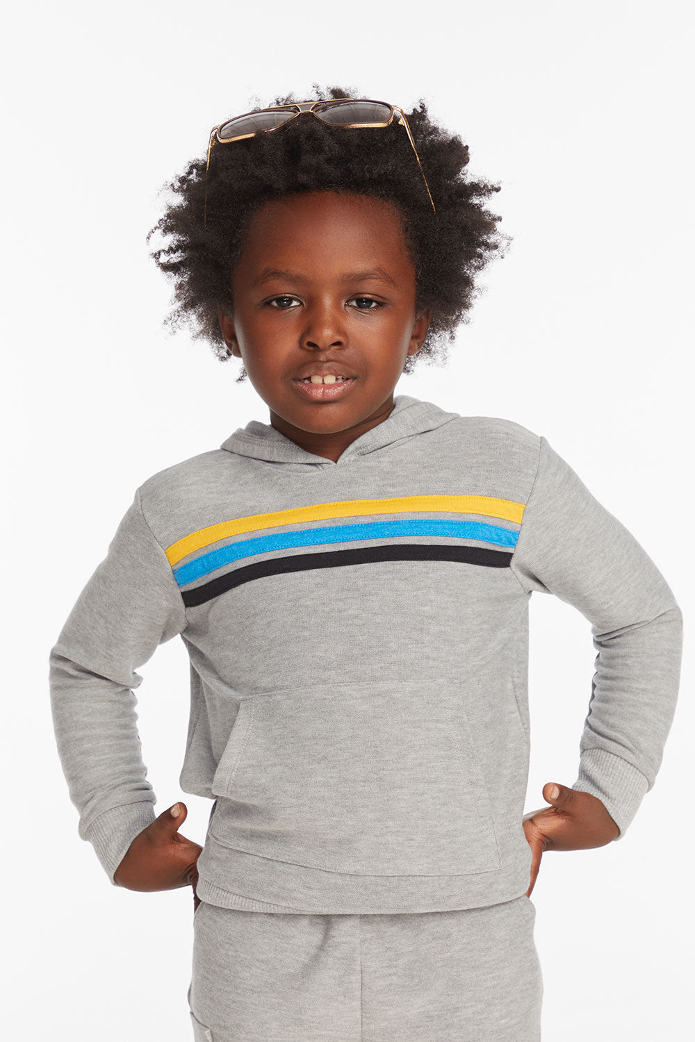 Chaser I Striped Boys Pullover Hoodie