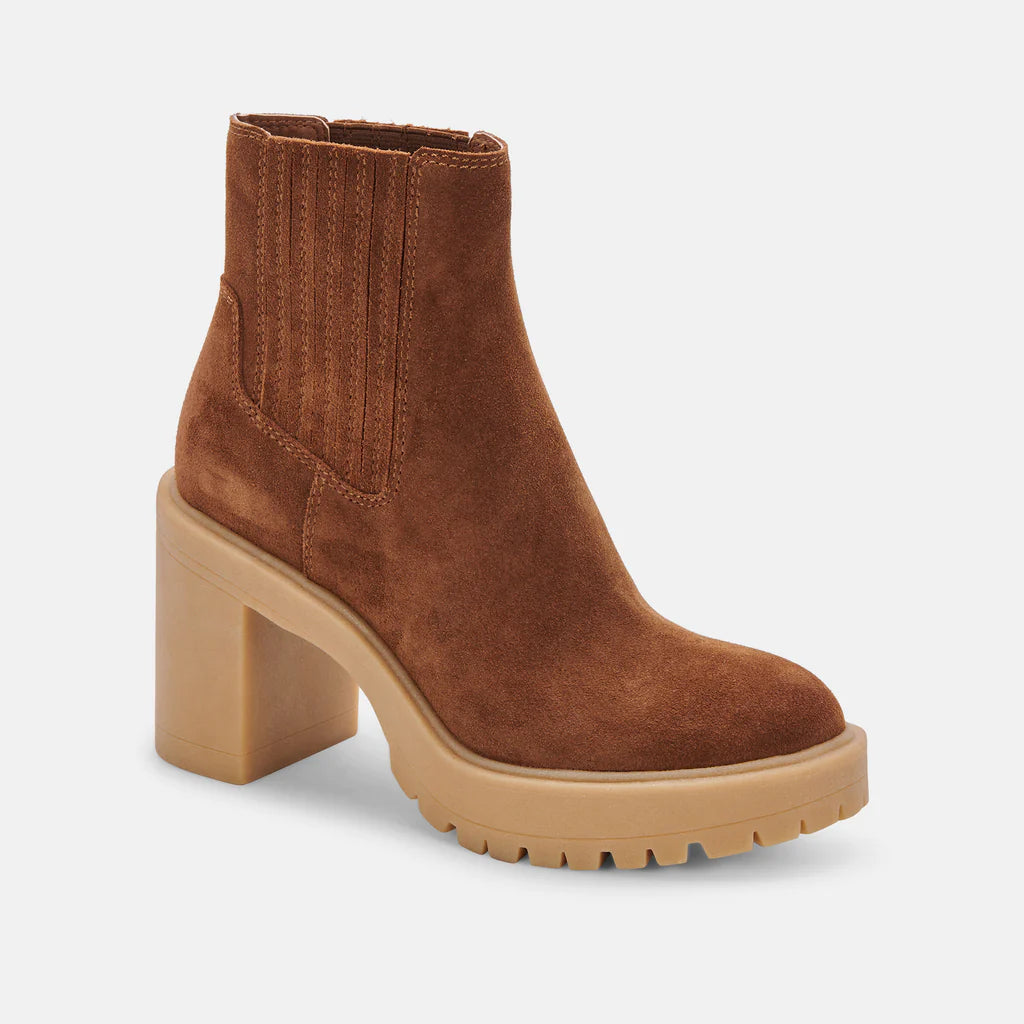 Caster H2O Booties - Camel Suede