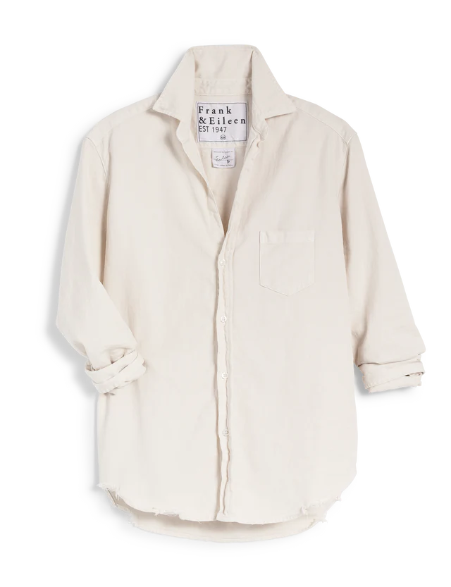 Frank & Eileen I Eileen Relaxed Button-Up Shirt - VINTAGE WHITE