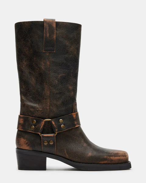 Steve madden distressed boots discount