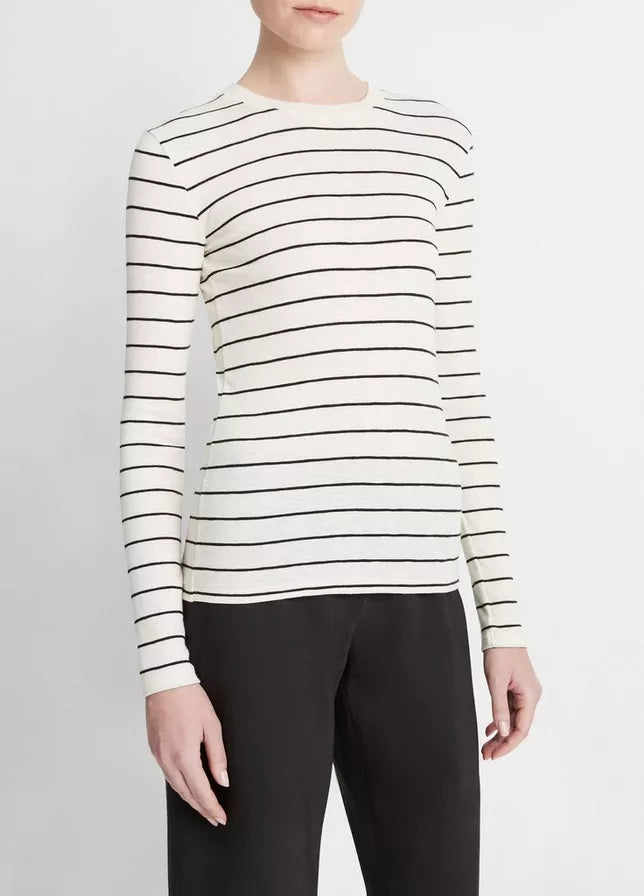 Striped Long-Sleeve T-Shirt - Black Combo