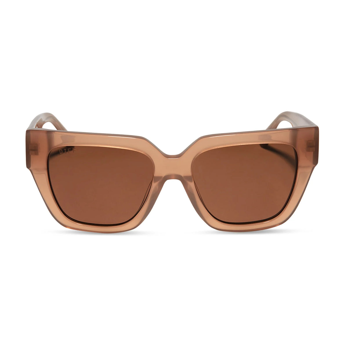 Diff Eyewear I Remi II Sunglasses - Warm Taupe + Brown Polarized
