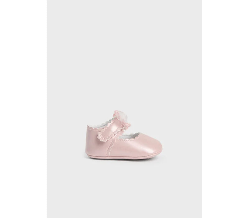 Mayoral | Bow Mary Jane Shoes - Nude