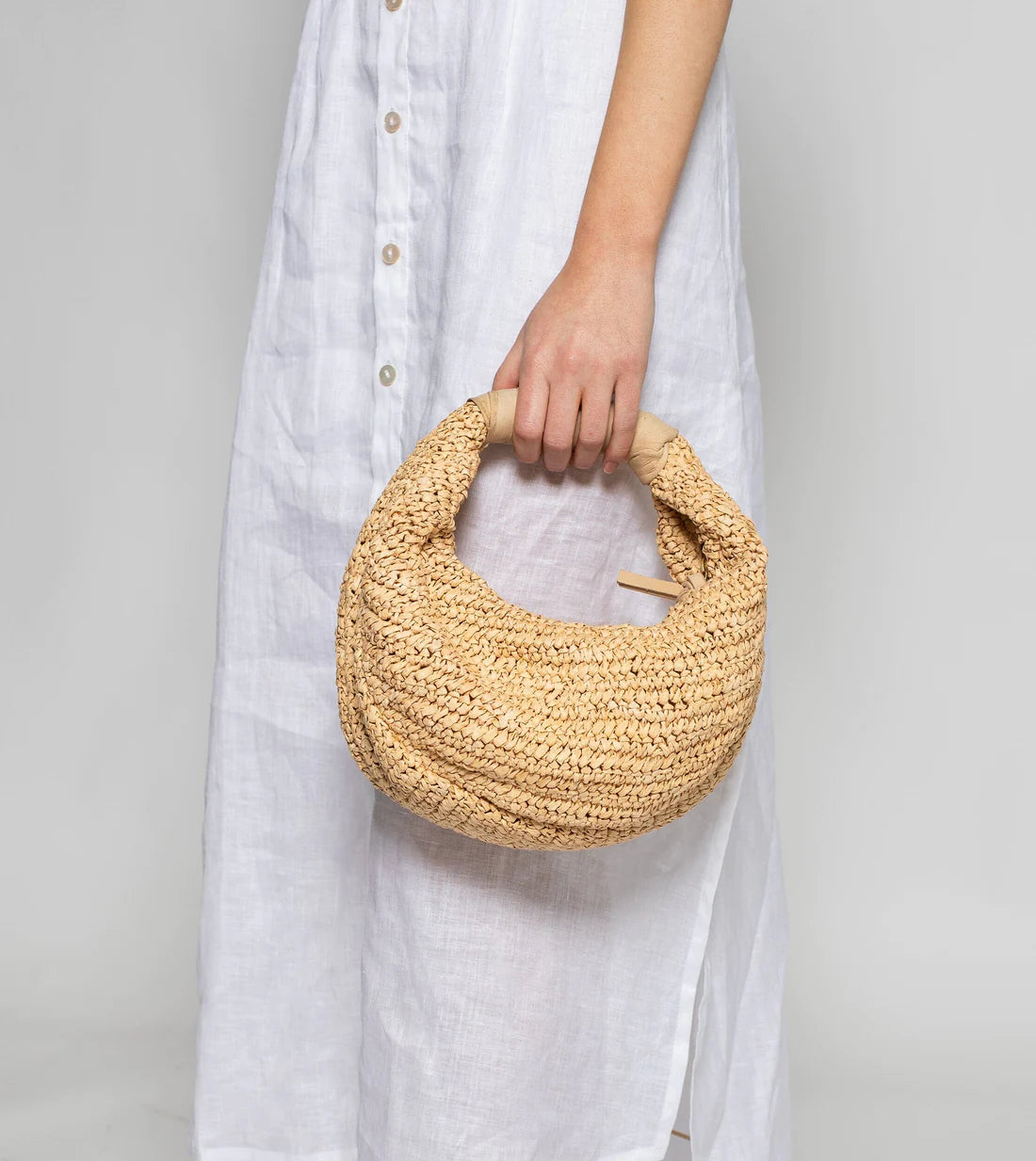 Cleobella I Nalini Raffia Hobo Handbag